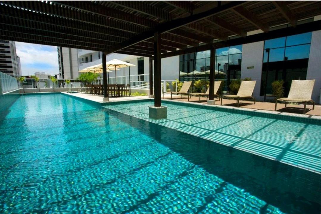 Apt Hotel Astron Mundial Salvador Bagian luar foto